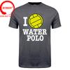 Funny Unisex T Shirts Unisex Novelty Tshirt I Love Waterpolo Cool T Shirt Unisex Cotton Tshirt Summer Brand TShirt Euro Size Tee Shirt