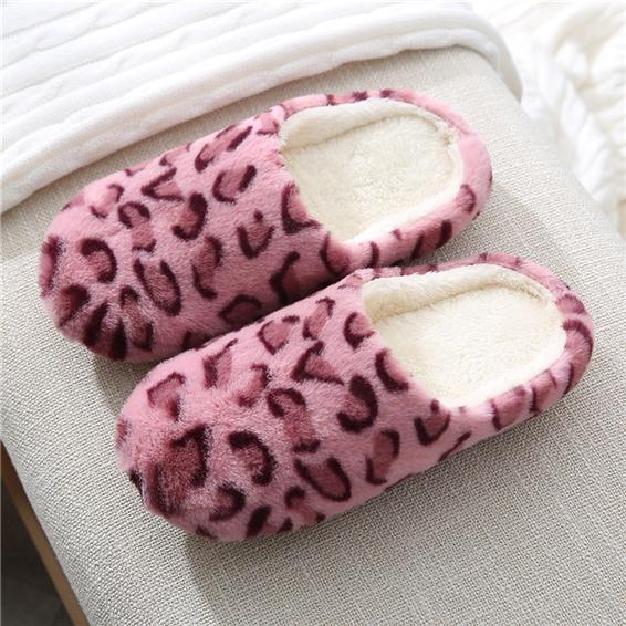 Soft Sole Indoor Slippers Warm Fleece House Shoes for Wood Floor Heating Home Cozy Non-Slip Slippers