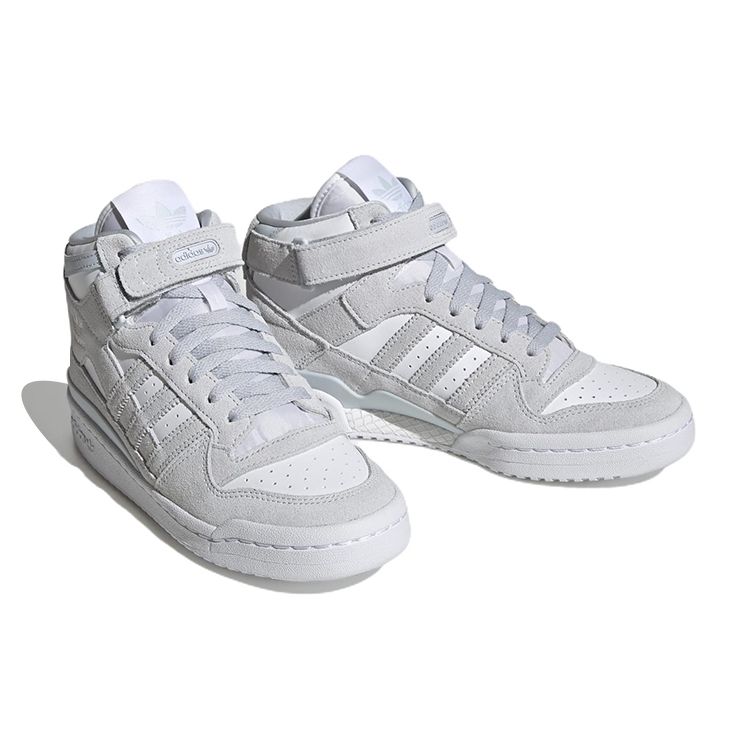 Adidas Forum Mid Halo Blue White Women Sneakers Cloud-White Core-Black GZ2609