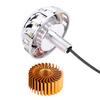 Motorcycle LED Headlight Projector Lens Dual Angel Devil Eye Head Lamp   Type Blue Pink