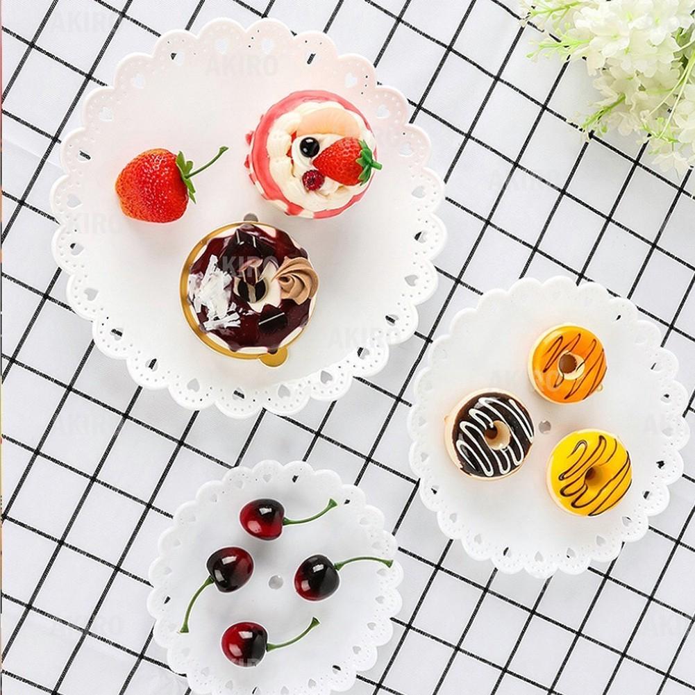 ABS Plastic 3 Layer Cake Stand 3-tiers Cake Stand Dessert Party