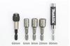 Makita Impact Driver Bit Socket 43 Hex with Set, Pieces, 6.35mm Shank, Case, B-55697 [Used]