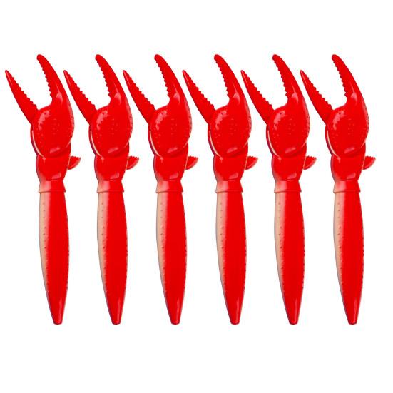 

6 Pcs Crab Claw Ballpoint Pens Funny Lobster Claw Pens with Black