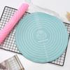 1 Pezzo Tappetino in Silicone per Impastare l'Impasto da 30 cm con Piatto Girevole Spesso, Tappetino Rotondo Antiscivolo, Strumento per la Cottura per Uso Domestico