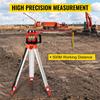 Red Rotary Laser Level Self Leveling Measuring Automatic Self-leveling Laser Level 360-degree Rotary Scanning 500m + Tripod + 5m Staff