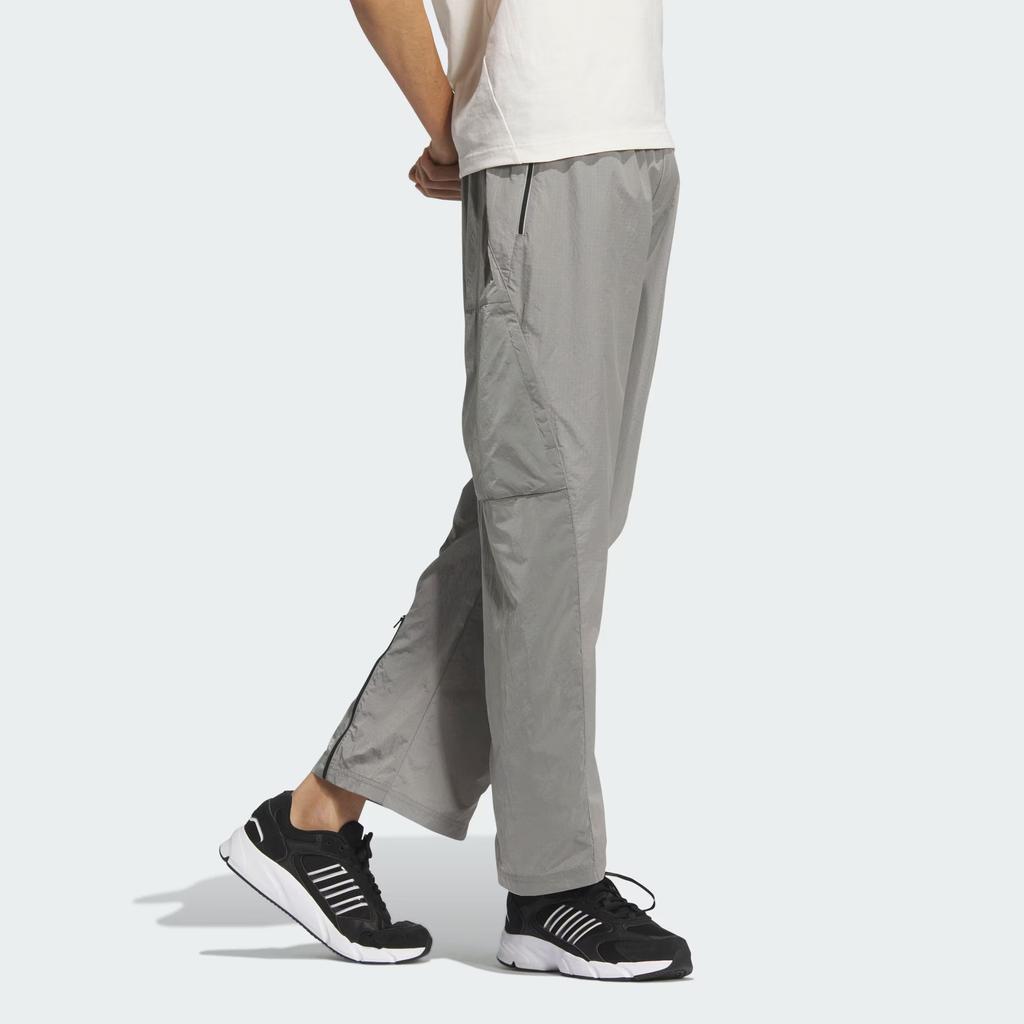 Adidas Future Style Solid Loose Water-Resistant Sports Casual Pants Men Bottoms Ice-Grey JI9906