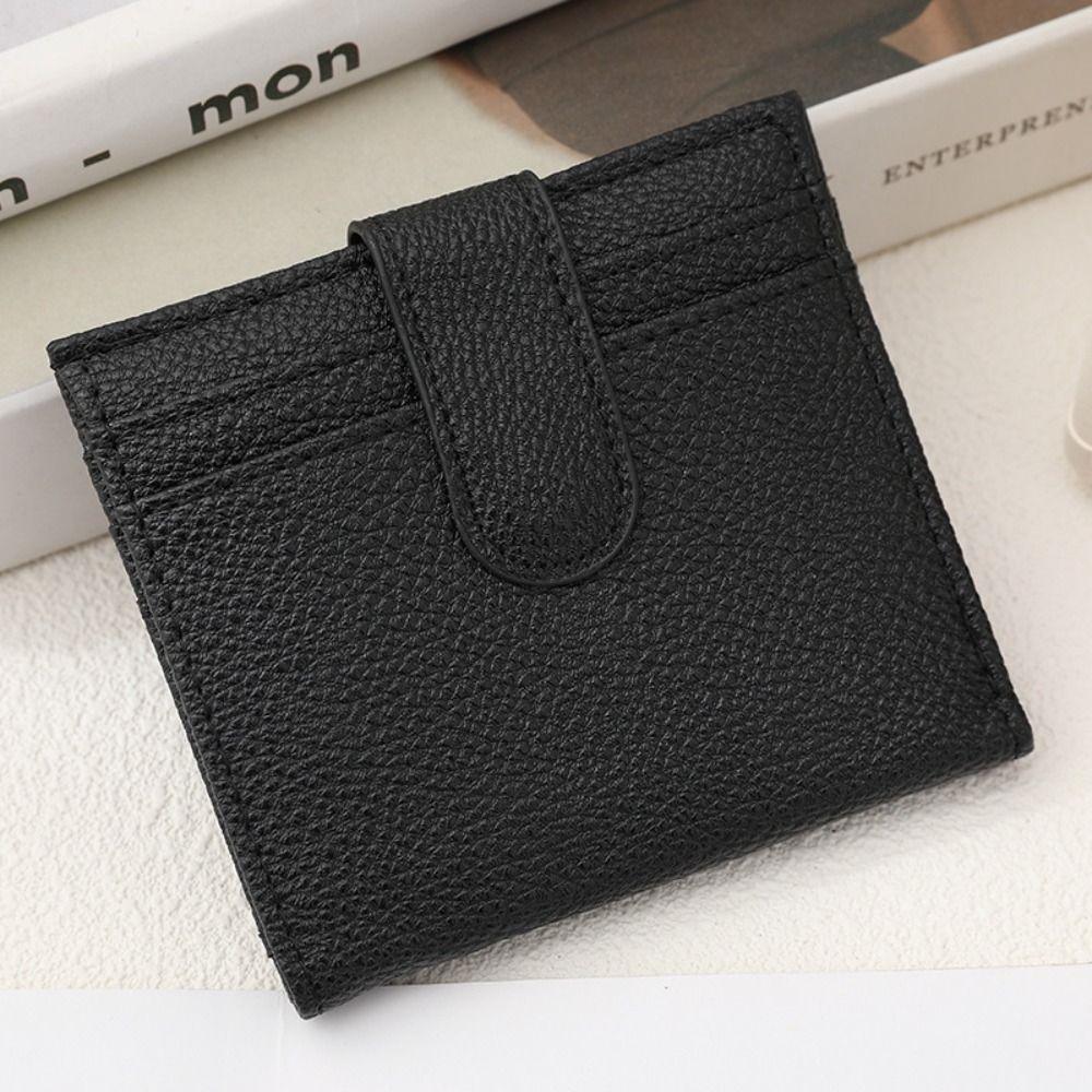 

Leather Short Wallet Slim Coin Purse High Quality Short Purse Women Girls