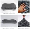 Zero Gravity Gel Pillow, Washable, Breathable TPE Pillow with Memory Foam Honeycomb Structure, Ergonomic, Pressure-Relieving, Suitable for Side and