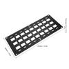 Ladeflächen-Molle-Panel 810 x 340 x 2 mm Multifunktional mit Befestigungsbasis Bolzen L-Schiene Stauraum-Panel-Organizer Ladeflächen-Stauraum-Panel