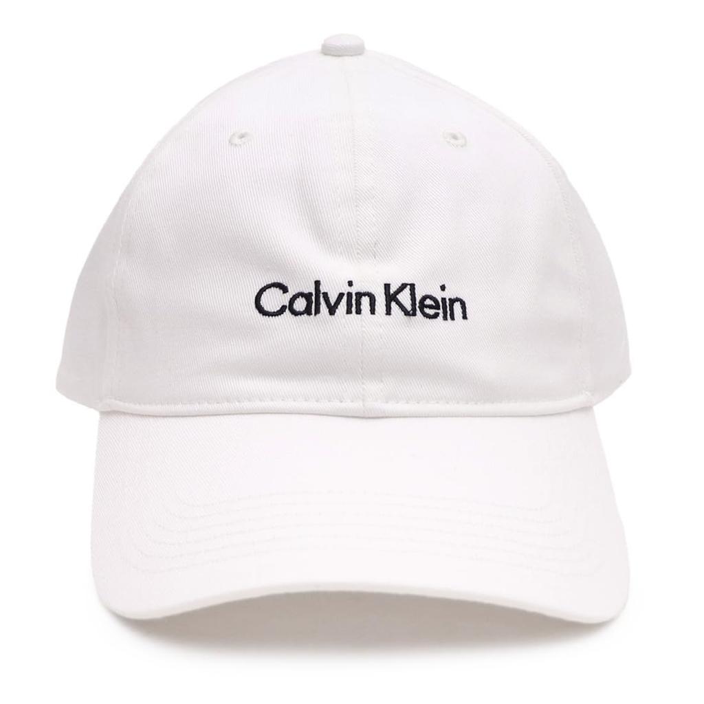 Calvin Klein CK Cap with Logo for Men and Women Embroidery, White, Unisex, [Used]