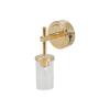 Simple Design 1/12 Scale Miniature Wall Light For Dollhouses Decoration Using Metal And Glass Materials