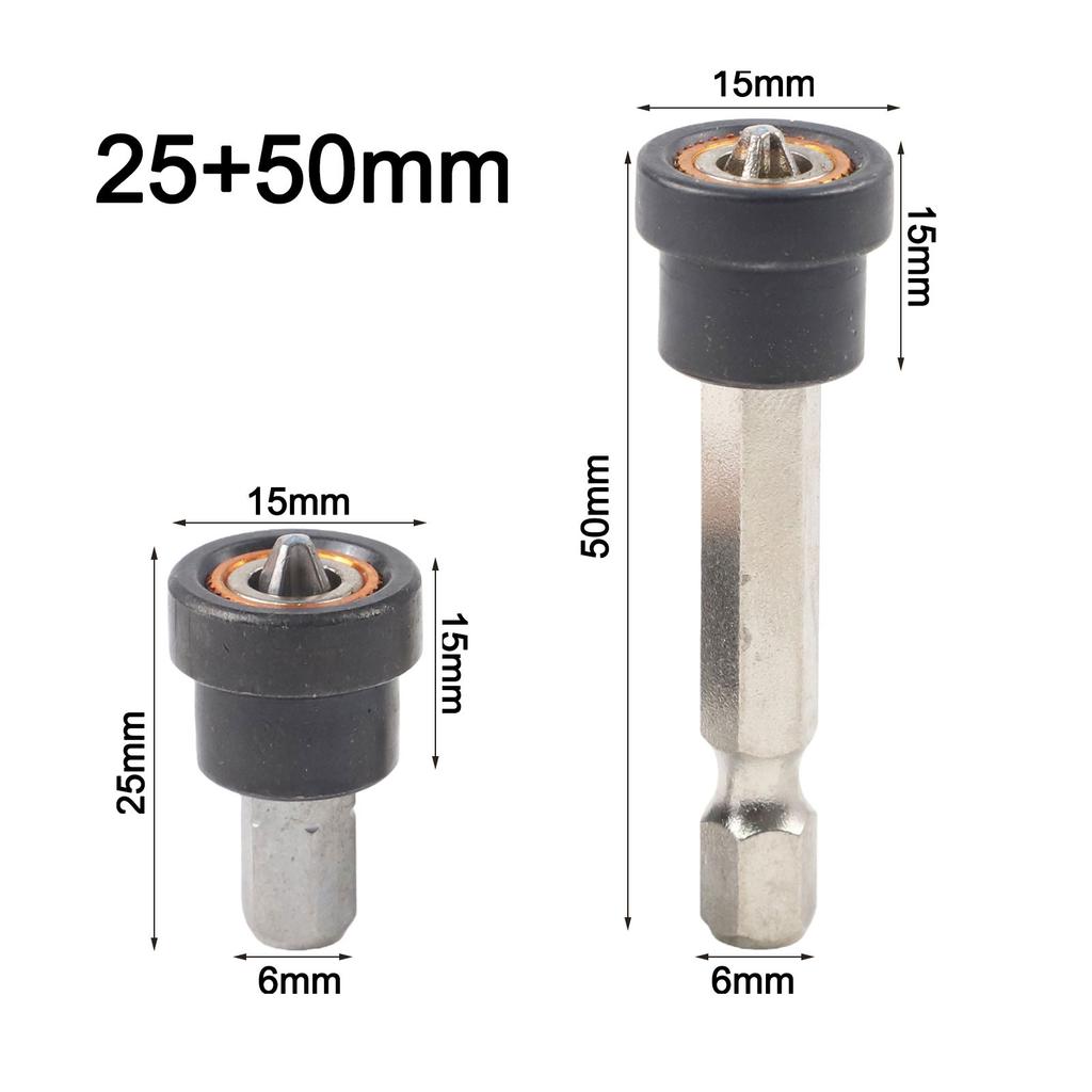 Screwdriver Bits Accessories Black+ Grey Cross-head
