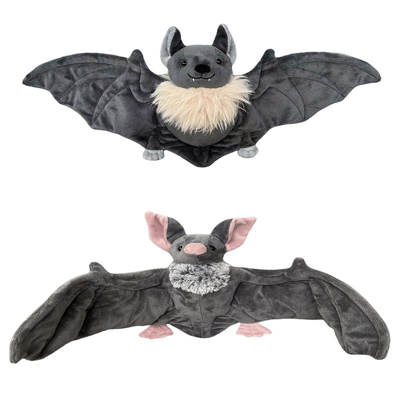 Hot 25cm Lovely Grey Bat Plush Toys Cute Soft Stuffed Home Room Decor Dolls For Kid Birthday Christmas Gift