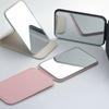 Briskstyle Convenient Tabletop Vanity Mirror Portable Small Leather Mirror