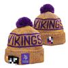 NFL Team Style Knit Beanie Winter Warm Embroidered Fleece Lined Hat Men Women