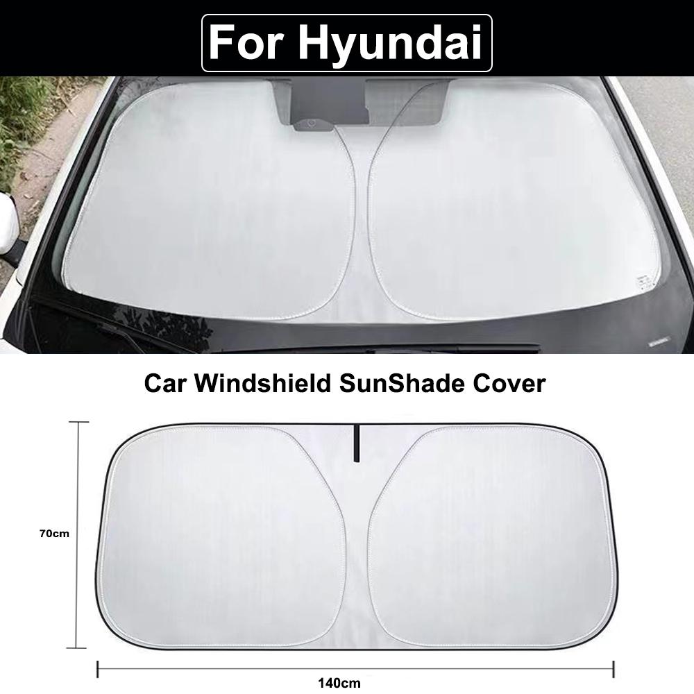 Car Windshield SunShade Cover for Hyundai Elantra Creta Ix35 Ix45 I10 I30 I40 Anti UV Car Accessories