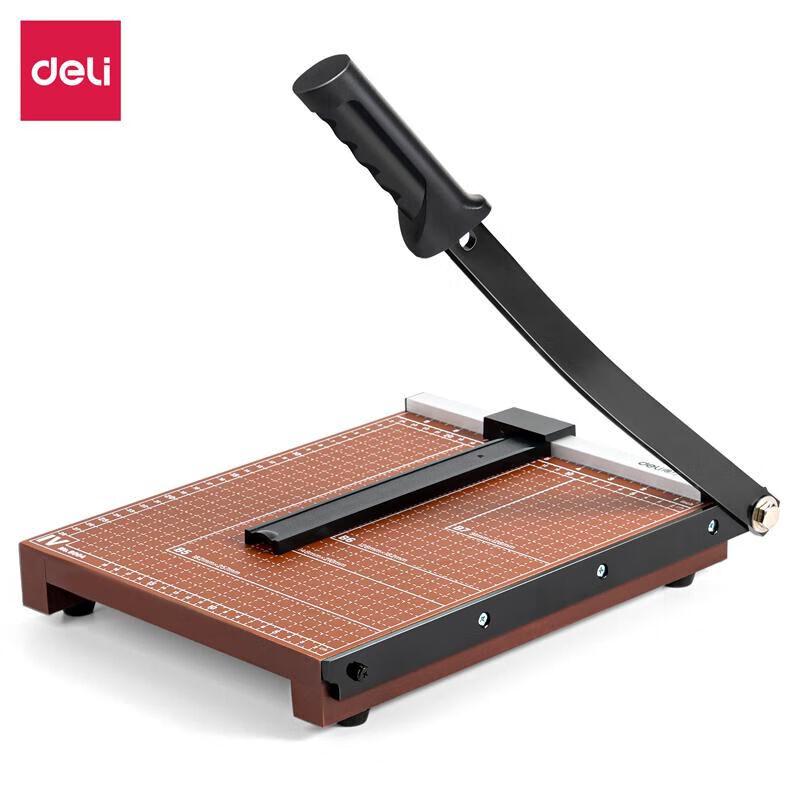 Deli 8004 Wooden Manual Paper Cutter