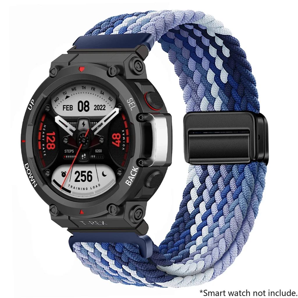 New Braided Loop Strap For Huami Amazfit T-Rex 2 3 Band Smart Watch Nylon Elastic Belts For Huami Amazfit T-Rex T RexPro Correa