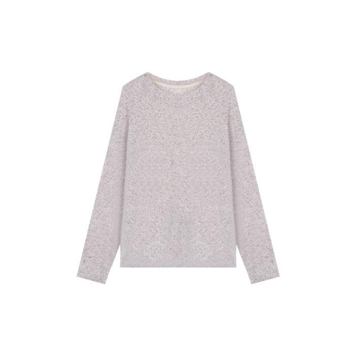 Summer Lazy Knitted Blouse Top for For Women with Thin Style Slightly Transparent Outer Layer High-quality Round Neck Sun Protection Long Sleeves