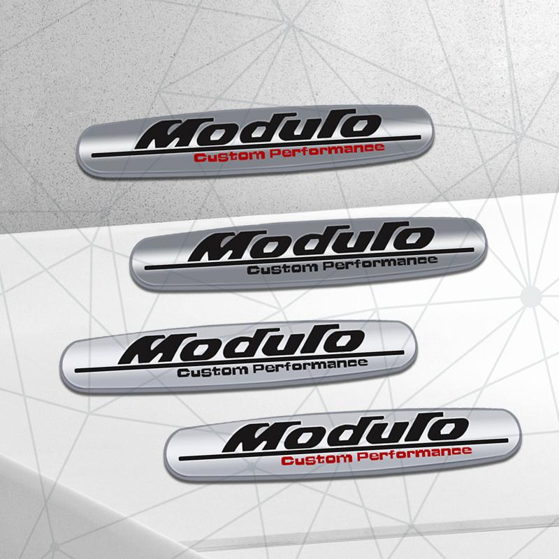 3D Auto Metal Modulo Moduro Badge Car Rear Trunk Emblem Sticker LOGO Decor For Honda Civic City Jazz Vezel Odyssey Accord Fit KU5