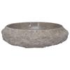 Day and Night - Day and Night Gray Marble Washbasin Ø40x12 Cm