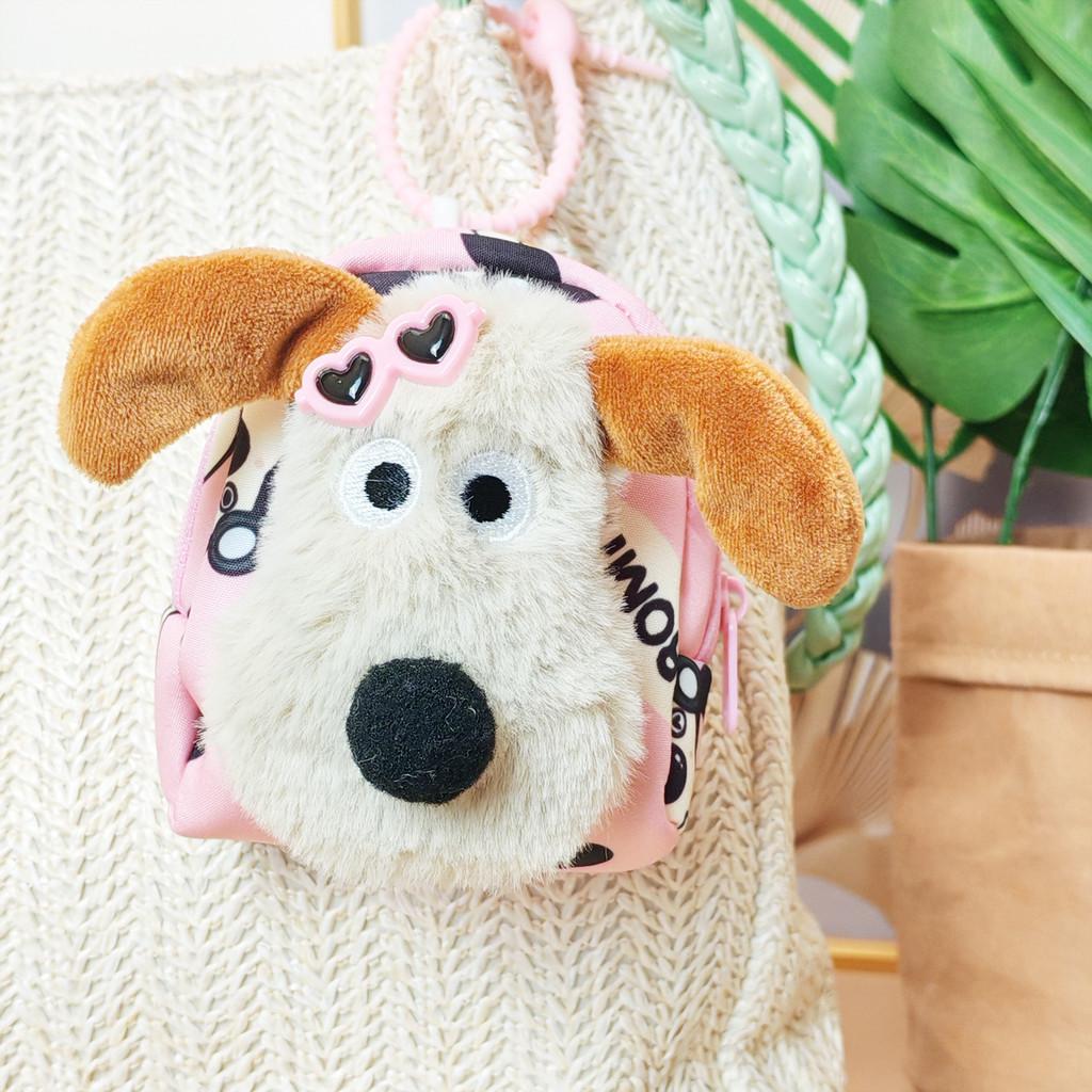 Wallace&gromit Plush Dog Keychain Mini Backpack Accessory With Sponge Filling For Kids And Collectors