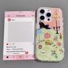 Single Layer Dining Table Black Cat for IPhone16pomax for Apple 15pr Mobile Phone Case 14 New Style 13 Cartoon 12