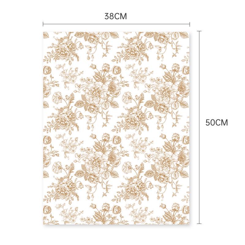 

Водонепроницаемая упаковочная бумага Xinrui Retro с цветочным принтом для цветочных букетов