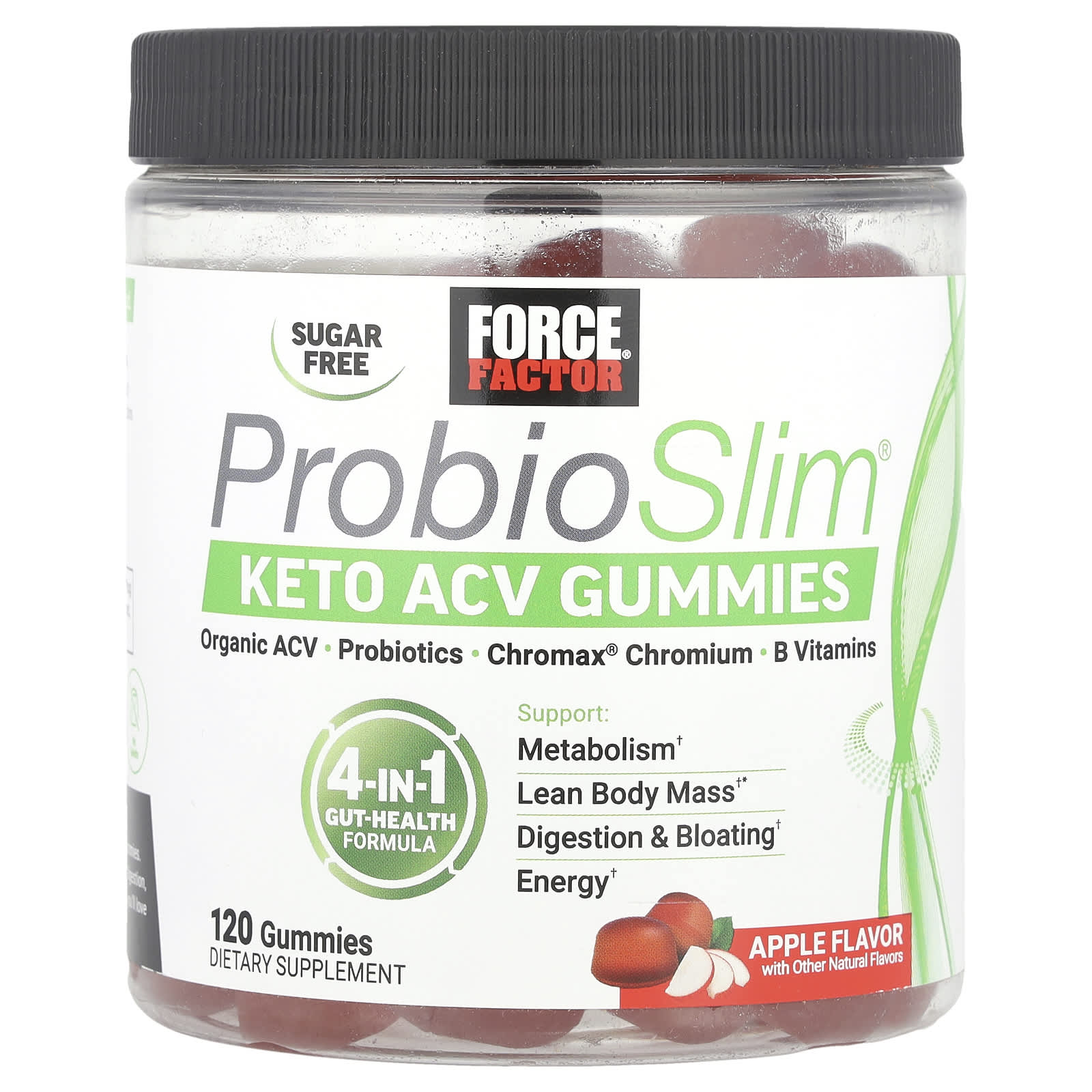 

Probioslim®, Keto Acv Gummies, Apple Flavor, 120 Gummies