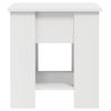 Vidaxl Coffee Table, White, 101X49X52 Cm, Wood-Based Material
