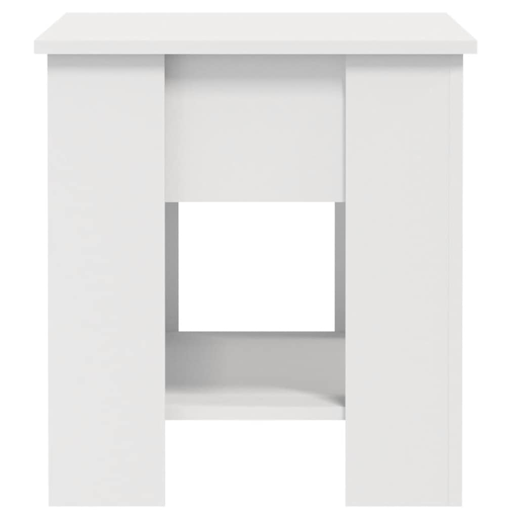 Vidaxl Coffee Table, White, 101X49X52 Cm, Wood-Based Material