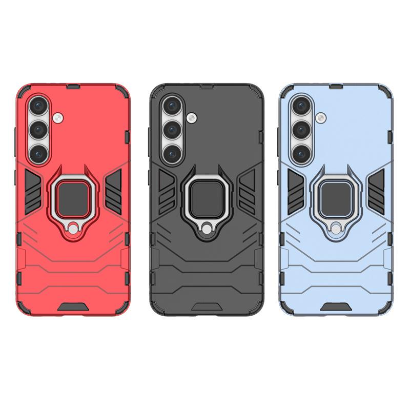 For Samsung Galaxy S25 Case For Samsung S25 S24 S23 Ultra Plus FE Cover Shockproof Ring Magnetic Holder Fundas Samsung S25 Plus