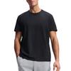 Men's Under Armour Bouncy Quick-Dry T-Shirts Men's Ultimate Black/Black-008 Crew Neck