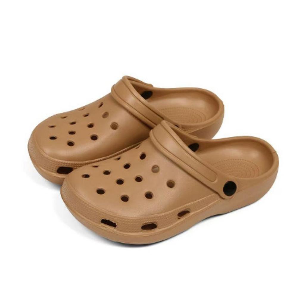 Sandalen - Leichte Sommer-Strand-Slipper mit dicker, gepolsterter Sohle, weicher runder Zehenpartie und minimalistischem Design für den Innen-/Außenbereich