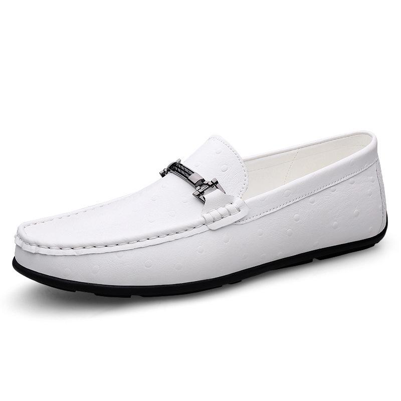 Men s Large Size Leather Slip-On Driving Loafers: Casual & Formal 45