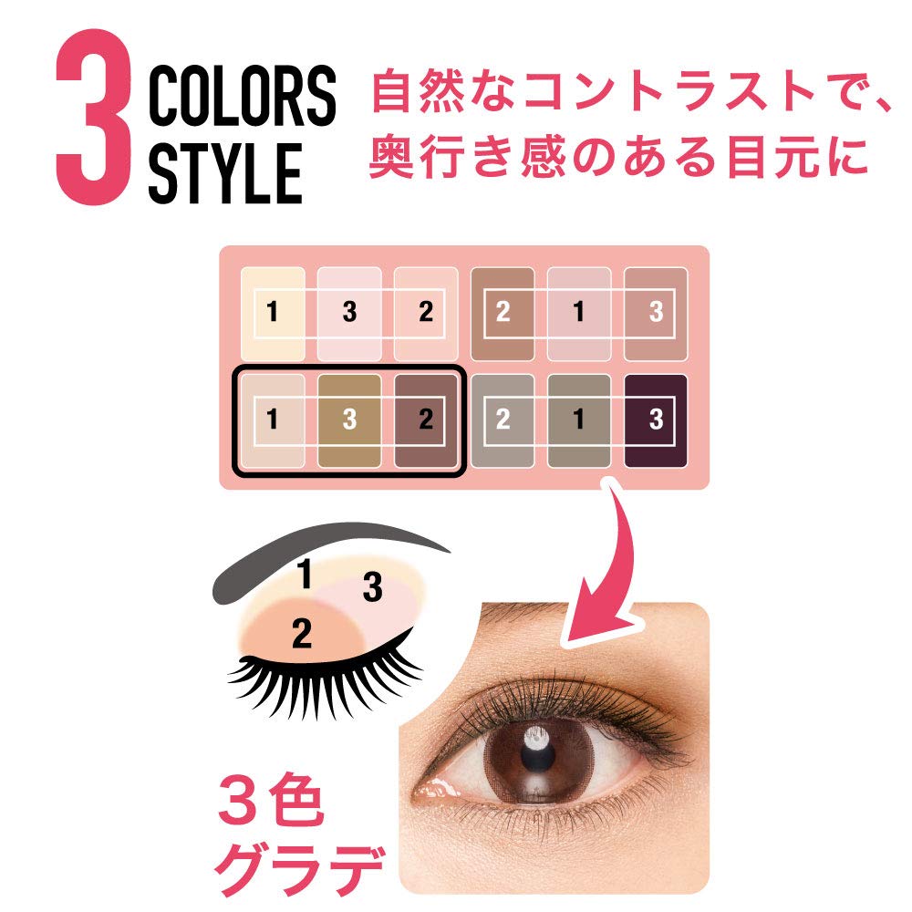Maybelline Eyeshadow Palette Nude Palette Blushed 01 Pink