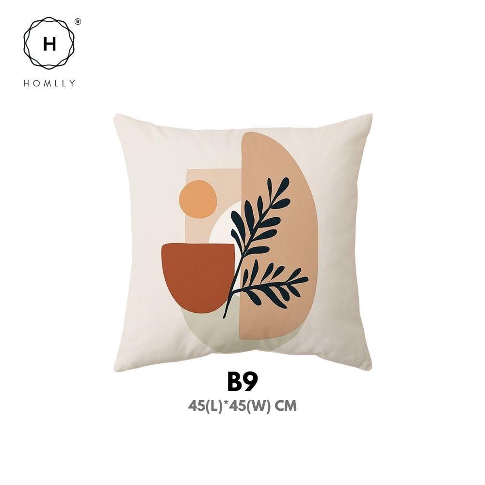 Homlly Nordic Morandi I Decorative Cushion Sofa Pillow Cover Case (2PCS)