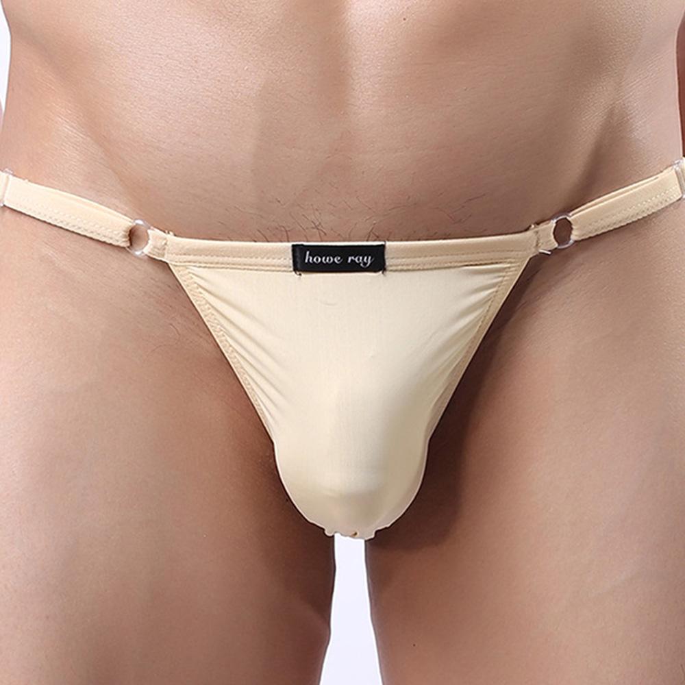 1*Sexy pánské ultra tenké kalhotky tanga bikini s nízkým vzestupem spodní prádlo kalhotky G-string