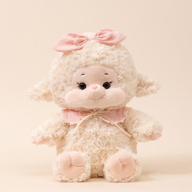Plush Sheep Bunny Toy With Pp Cotton Filling For Sleep Comfort Gift For Teens And Girls