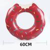 Inflatable Donut Swimming Ring Giant Pool Float Toy Swimming Pool Float Bathing Pool Toy Party Decoration Bar Coasters