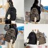 Original Japanese Harajuku Style Retro Leopard Print Student Backpack Korean Version Ulzzang Versatile Large Capacity