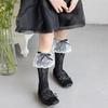 Breathable Ballet Socks for 3-13 Years Girls Feature Lovely Bowknot Design, Lovely Kids Middle Tube Socks Stackable
