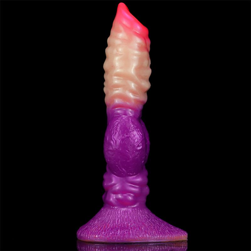 Liquid Silicone Dildo Female Super Simulation Makeup Gradient Color Anal Plug Adult Sex Products