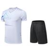 Quick-Dry Badminton Sport Set Men Women Breathable Short Sleeve Top Shorts Training Apparel
