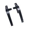 Thickened Open Door Window Handle Right/Left Hand With Lock Window Lock Handle Black/White Aluminum Alloy Hardware