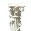 White Corinthian Column Ornament, 3D Printed Flower Vine Column Statue, Roman Column Desktop Ornament for Home Desk Shelf Decor