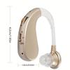 Portable Rechargeable Digital Hearing Aid Adjustable Tone Best Sound Amplifier Deaf Elderly BTE Hearing Aid