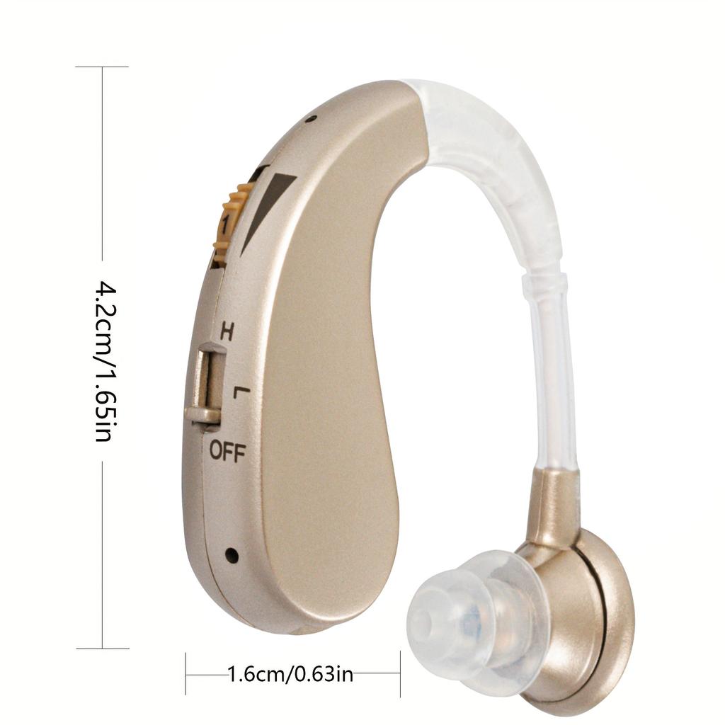 Portable Rechargeable Digital Hearing Aid Adjustable Tone Best Sound Amplifier Deaf Elderly BTE Hearing Aid