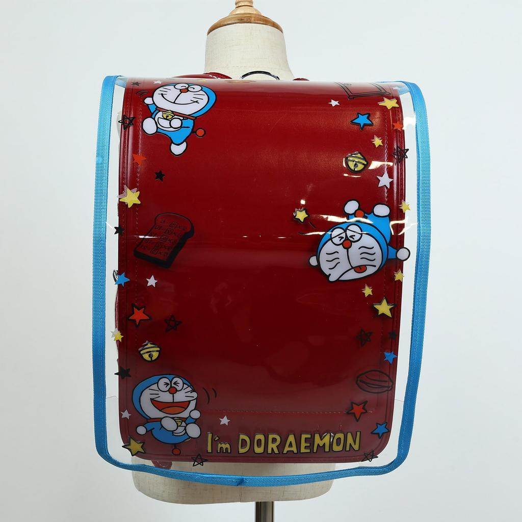Marushin Doraemon Happy School School Backpack Cover for Elementary School Girls and 2825008400 Boys, Kids,