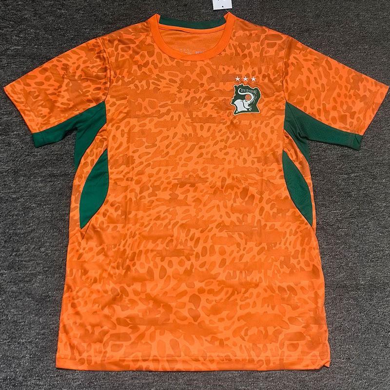 2627 Fans 3XL4XL Cote D Ivoire Jerseys Football Uniforms Fan Edition Jersey S оранжевый